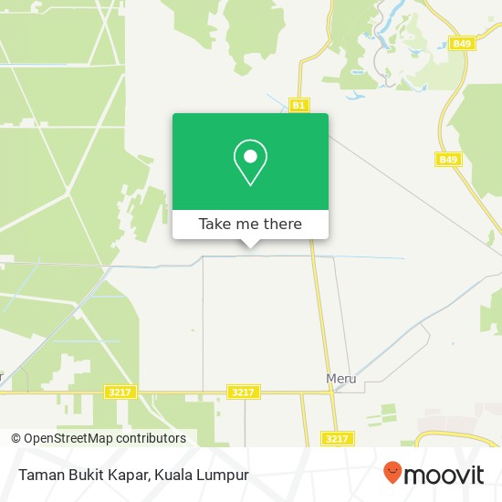 Taman Bukit Kapar map