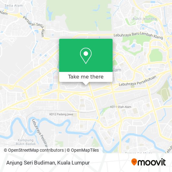 Anjung Seri Budiman map