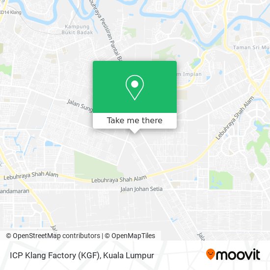 Peta ICP Klang Factory (KGF)