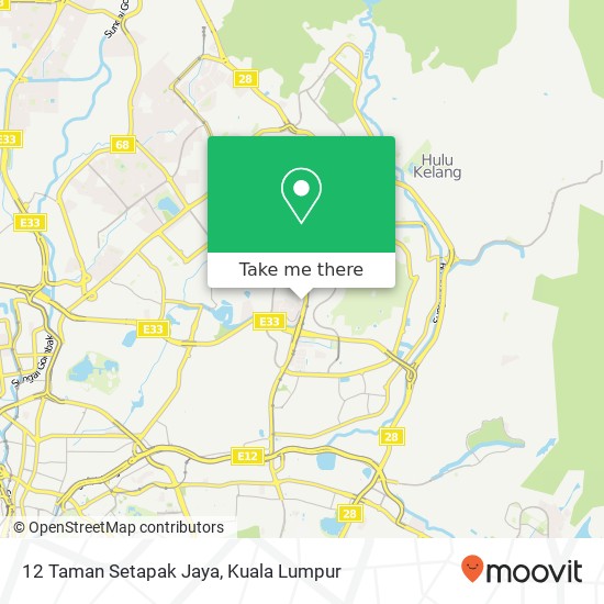 Peta 12 Taman Setapak Jaya
