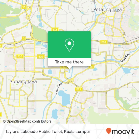 Taylor's Lakeside Public Toilet map