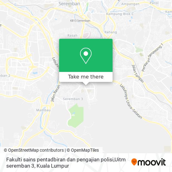 Fakulti sains pentadbiran dan pengajian polisi,Uitm seremban 3 map