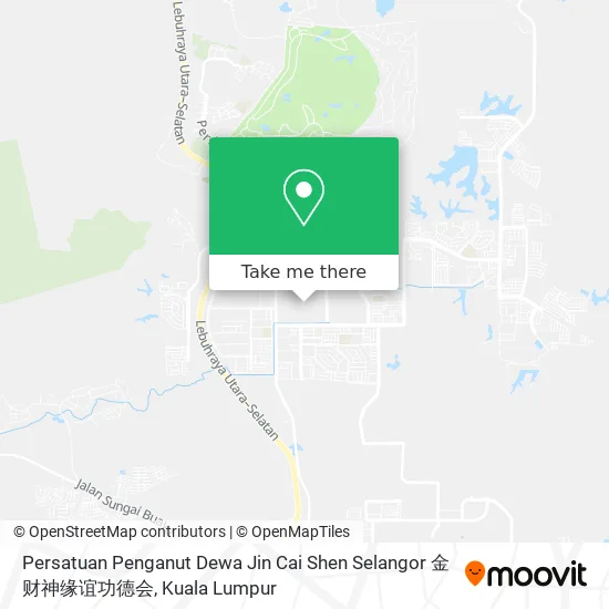 Persatuan Penganut Dewa Jin Cai Shen Selangor 金财神缘谊功德会 map
