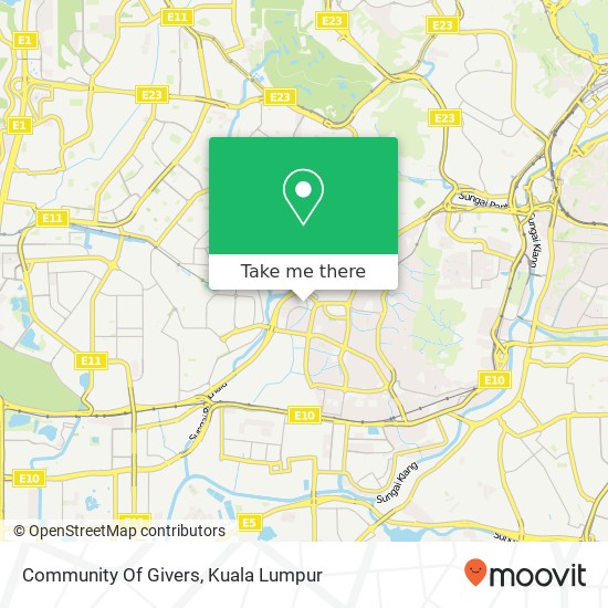 Community Of Givers map