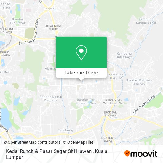 Kedai Runcit & Pasar Segar Siti Hawani map