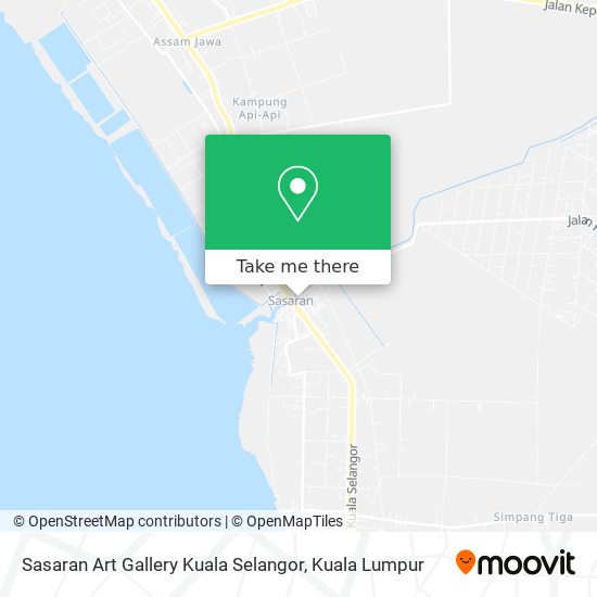 Peta Sasaran Art Gallery Kuala Selangor