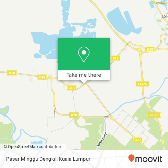 Pasar Minggu Dengkil map