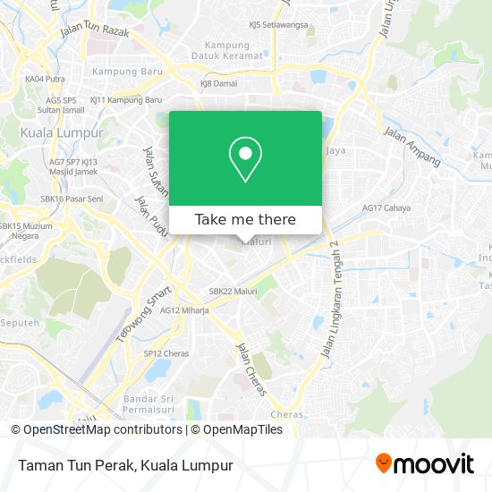 Taman Tun Perak map