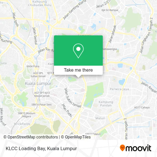 KLCC Loading Bay map