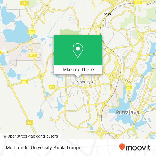 Multimedia University map