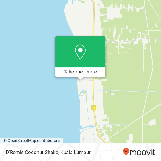 D'Remis Coconut Shake map