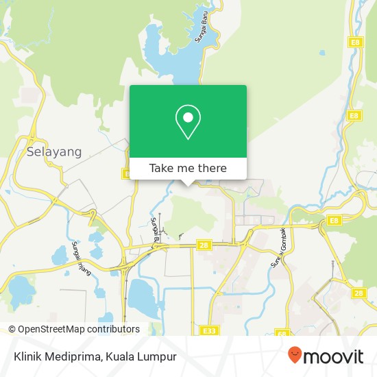 Klinik Mediprima map