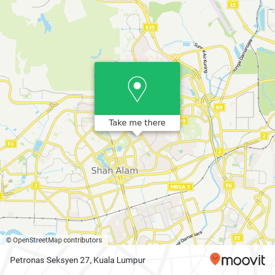 Petronas Seksyen 27 map