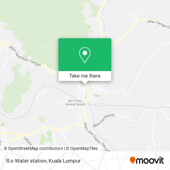 R.o Water station map