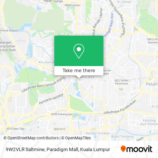 9W2VLR Saltmine, Paradigm Mall map