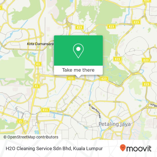 H2O Cleaning Service Sdn Bhd map
