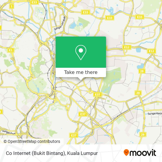 Co Internet (Bukit Bintang) map