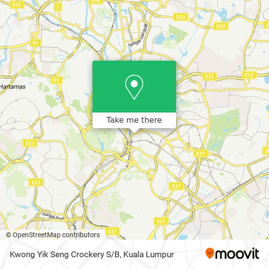 Kwong Yik Seng Crockery S/B map