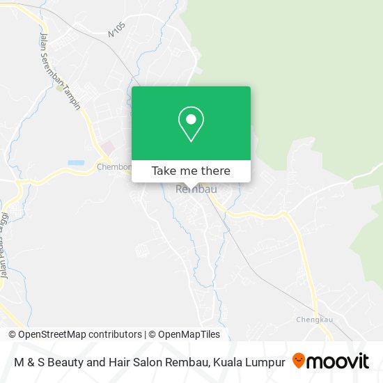 M & S Beauty and Hair Salon Rembau map