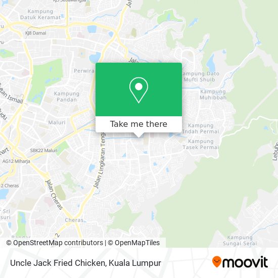 Uncle Jack Fried Chicken map