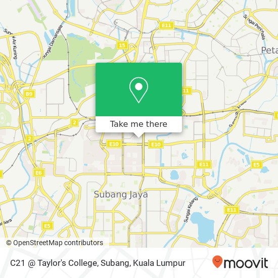 Peta C21 @ Taylor's College, Subang