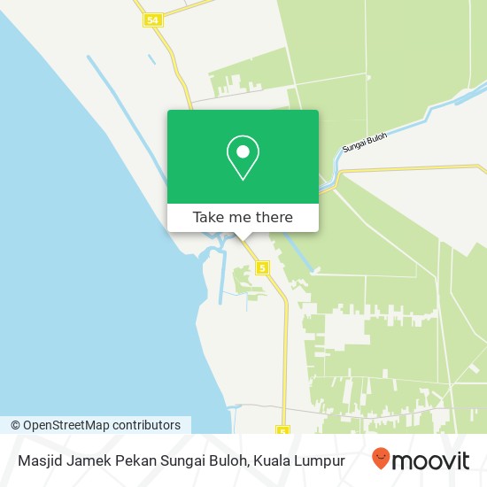 Masjid Jamek Pekan Sungai Buloh map