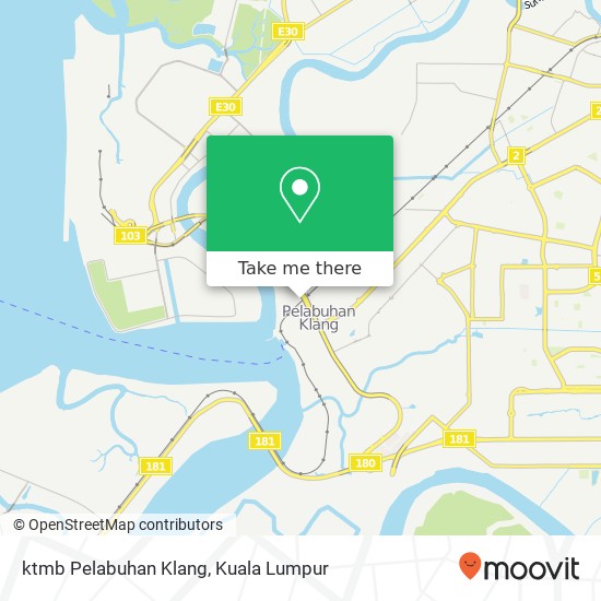 Peta ktmb Pelabuhan Klang