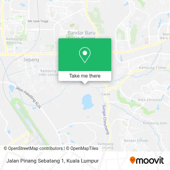Jalan Pinang Sebatang 1 map