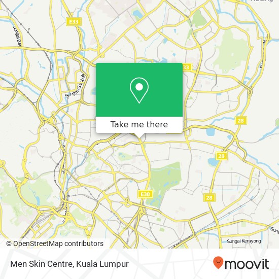 Men Skin Centre map