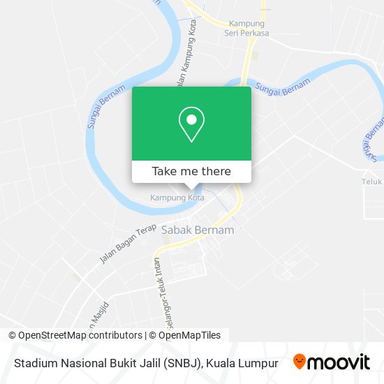 Peta Stadium Nasional Bukit Jalil (SNBJ)