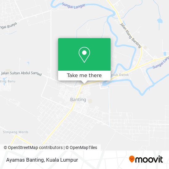 Peta Ayamas Banting