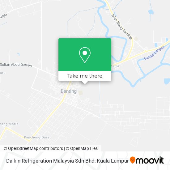 Peta Daikin Refrigeration Malaysia Sdn Bhd