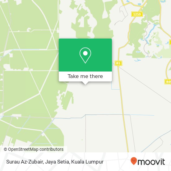 Surau Az-Zubair, Jaya Setia map