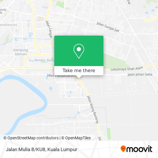 Jalan Mulia 8/KU8 map