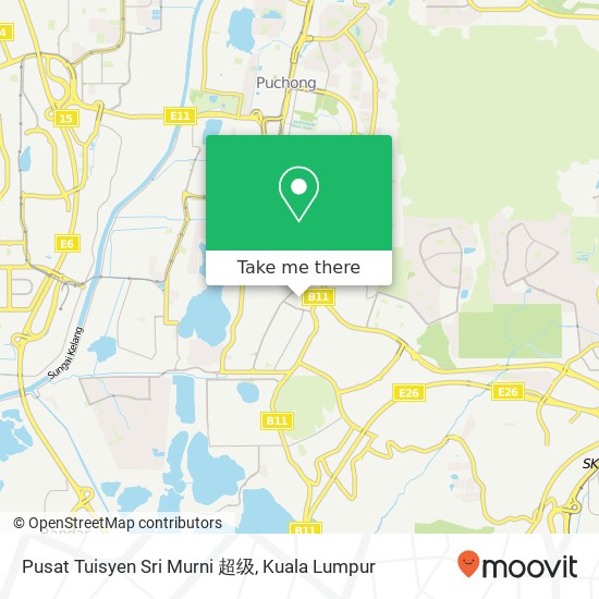 Peta Pusat Tuisyen Sri Murni 超级