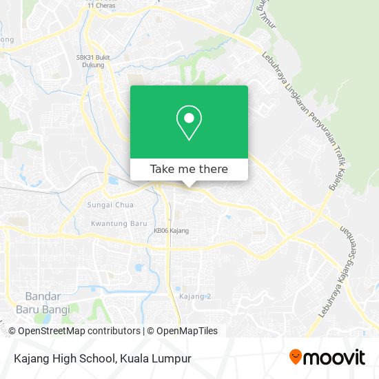 Kajang High School map