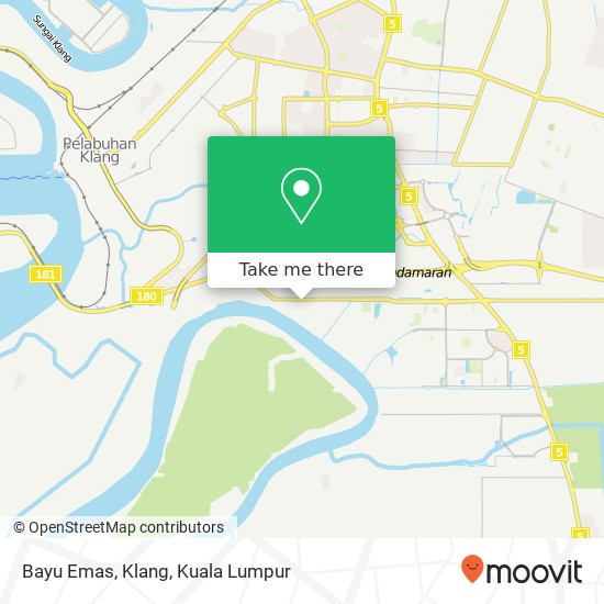 Bayu Emas, Klang map