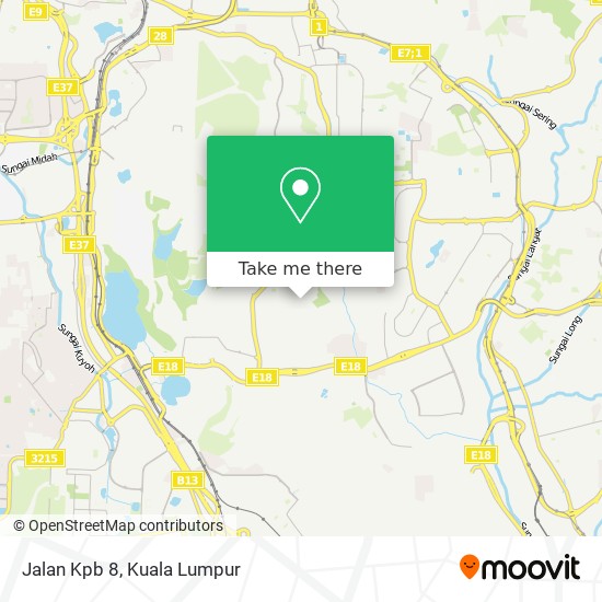 Jalan Kpb 8 map