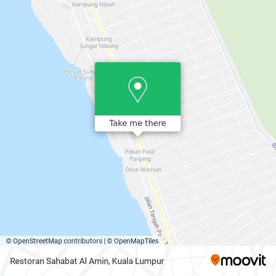 Restoran Sahabat Al Amin map