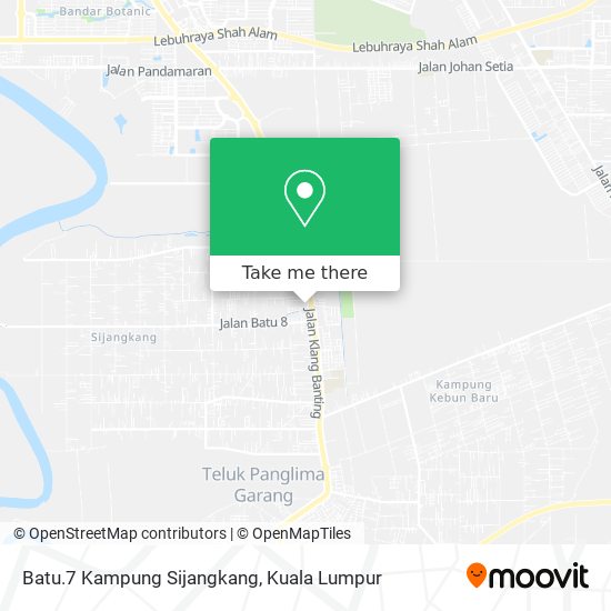 Batu.7 Kampung Sijangkang map