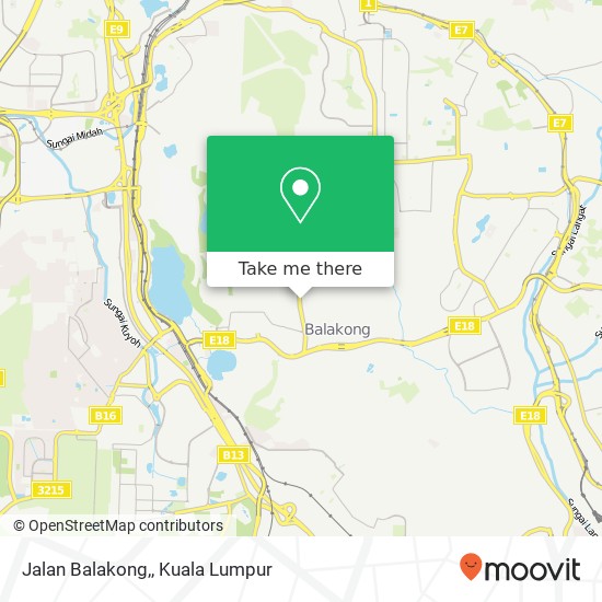 Peta Jalan Balakong,