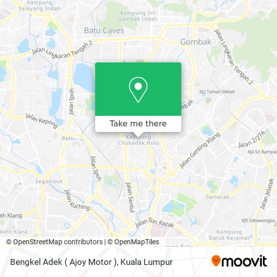 Bengkel Adek ( Ajoy Motor ) map