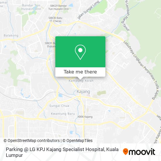 Parking @ LG KPJ Kajang Specialist Hospital map