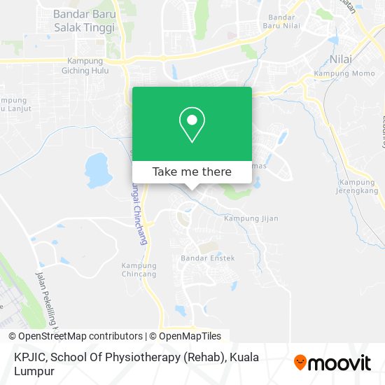 KPJIC, School Of Physiotherapy (Rehab) map