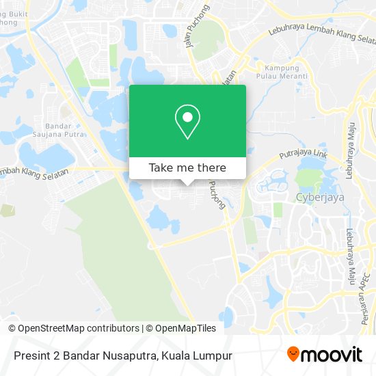 Presint 2 Bandar Nusaputra map