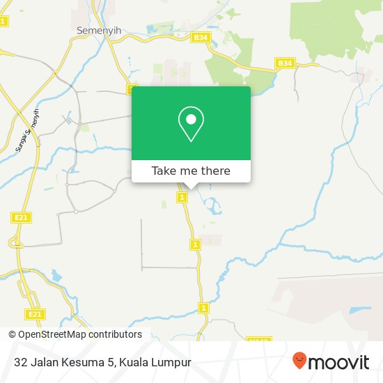 32 Jalan Kesuma 5 map