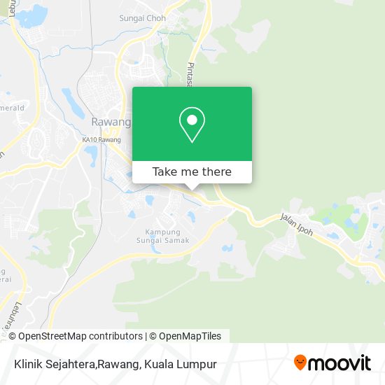 Klinik Sejahtera,Rawang map