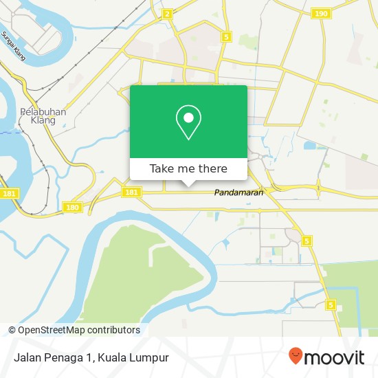 Jalan Penaga 1 map