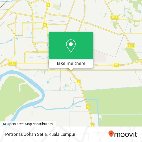 Petronas Johan Setia map