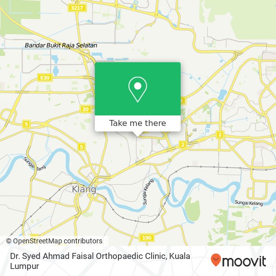 Dr. Syed Ahmad Faisal Orthopaedic Clinic map